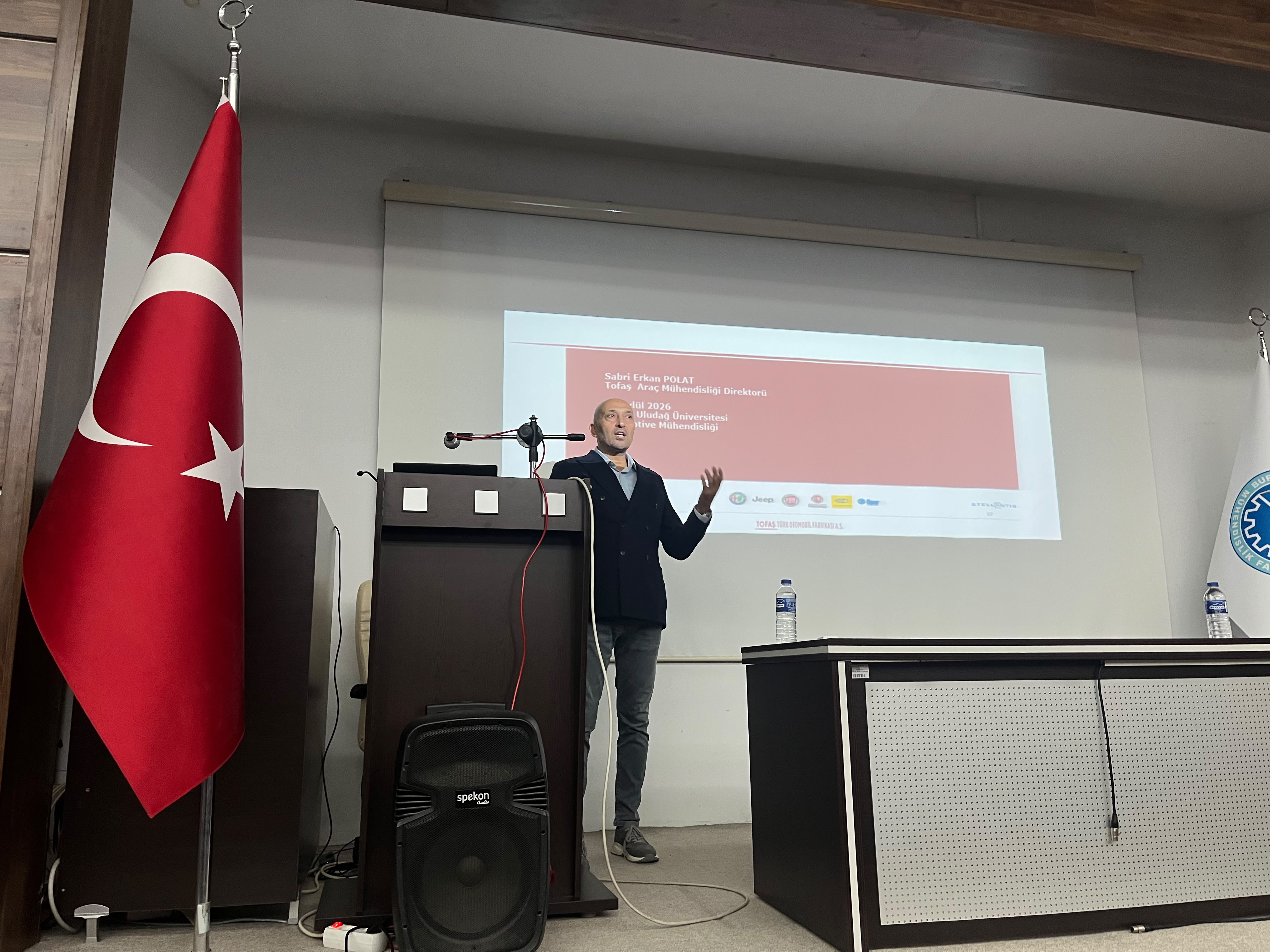 Bursa Uludağ Üniversitesi Mühendislik Fakültesi Otomotiv Mühendisliği Bölümü Açılış Dersini Gerçekleştirdi